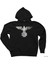 Rammstein Eagle Siyah Kapşonlu Sweatshirt Hoodie 1