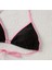 Siyah/pembe Şeritli Ipli Bikini, Siyah Bikini, Ipli Bikini, Şık Bikini 4
