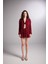 Comfy Oversize Gömlek Bordo 3