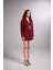 Comfy Oversize Gömlek Bordo 5