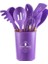 12 Adet Kit Silikon Ahşap Saplı Turner Çorba Kaşığı Spatula Fırça Kazıyıcı Makarna Yumurta Çırpıcı Yapışmaz Tava Mutfak Pişirme Araçları (Yurt Dışından) 1
