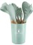 12 Adet Kit Silikon Ahşap Saplı Turner Çorba Kaşığı Spatula Fırça Kazıyıcı Makarna Yumurta Çırpıcı Yapışmaz Tava Mutfak Pişirme Araçları (Yurt Dışından) 2