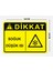 Dikkat Soğuk Düşük Isı Tabela Levhası 24X34CM Pvc 2