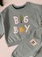 Babycoy Big Boy Yazılı Su Yeşili Erkek Bebek 2'li Takım 2