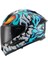 Sw 868 Cannibal Black Blue Full Face Güneş Vizörlü Motosiklet Kaskı - M 1