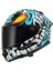 Sw 868 Cannibal Black Blue Full Face Güneş Vizörlü Motosiklet Kaskı - M 2