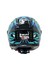 Sw 868 Cannibal Black Blue Full Face Güneş Vizörlü Motosiklet Kaskı - M 4
