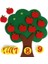 Montessori Kids Seyahat Oyuncak Keçe Etkinlik Sessiz Kitaplar Meşgul Kurulu Etkinliği Eğitim Duyusal Öğrenme Kitap Turu: Apple Tree (Yurt Dışından) 1