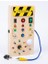 Montessori Meşgul Kurul Duyusal Oyuncaklar LED Işık Anahtarı Kontrol Kurulu Seyahat Etkinlikleri ile Ahşap 2-4 Yıllık Çocuk Oyunları Eski Kilo: Müzik Notu (Yurt Dışından) 1