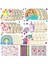 386PCS 18PCS Unicorn Ahşap, 354 Rhinestones, 12 Renkli Kalem, 2 Çıkartma, Erkekler/kızlar Dıy Craftscolor: Multicoor (Yurt Dışından) 1