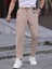 Erkek Casual Double Kumaş Yan Lastik Jogger Pantolon 1