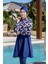 Tam Kapalı Crop Model Çiçek Desenli Tesettür MAYO-2523 5