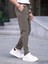 Erkek Casual Double Kumaş Yan Lastik Jogger Pantolon 3