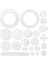 10-33PCS Spirograph Tasarım Sanatları Zanaat Kiti Klasik Inanılmaz Gökkuşağı Sihirli Çizik Kağıt Seti Çocuklar Çocuklar Eğitim Çizim Oyuncak: 22 Adet Yöneticiler (Yurt Dışından) 1