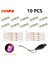 10PCS 0.8mm Pin Rgb LED Yapı Taşları USB Lambası Dıy Street Light City Elektrikli Dekorat 1x1 Tuğla Oyuncak Uyumlu Tüm Markalar Renk: 10PCS1220221-RGB (Yurt Dışından) 1