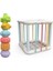 Renkli Şekil Blokları Sıralama Oyunu Bebek Montessori Öğrenme Çocuklar Için Eğitim Oyuncakları Bebe Doğum Inny Baby ve Éducation Hediye Kilo: 6. Tur Şekil (Yurt Dışından) 1