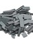 150PCS Dıy Model Pürüzsüz Ince Yapı Taşları Moc Çok Renkli Oyuncak Parçaları Toplu Figürler Düz Karo Tuğlalar Eğitim Çocuk Oyuncakları Renk: Koyu Gri (Yurt Dışından) 1