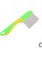 Pet Dematting Comb Steel Pet Grooming Comb For Dogs And Cats Gently Removes Loose Undercoat Flea Comb Prettybett B0F2 Renk:a (Yurt Dışından) 1