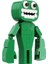 Banban Tuğlalarından Gobricks Garten Green Green Baş Canavar Flamingo Moc Model Yapı Taşları Çocukların Eğitim Hediyeleri Renk: Yeşil Başlı Canavar (Yurt Dışından) 1