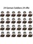 40PCS/PARTI Ikinci Dünya Savaşı Askeri Karakterler Ikinci Dünya Savaşı Askerleri Ulusal Ordu Yapı Taşları Lar Tuğlaları Birleştirme Çocuk Oyuncakları Renk: 2dja-1/boyut: S (Yurt Dışından) 1