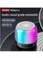 K3 Plus Bluetooth Hoparlör Rgb Renkli Işıklı Taşınabilir Kablosuz Hoparlör Bt 5.2 1