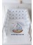 Bebek Başucu Koruyucu ve Baskılı Çarşaflı Uyku Seti - For Baby Serisi - Little Sailor 1