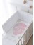 Bebek Başucu Koruyucu ve Baskılı Çarşaflı Uyku Seti - Pure Baby Serisi - Bulutlu Pembe Hava Balonu 3