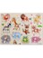 Montessori Oyuncaklar Bebek Erkek Kızlar 1 2 3 4 Yaşında Ahşap Puzzle Havuç Hasat Oyuncak Oyun Şeklini Sıralama Çocuklar Için Eğitim Oyuncakları Renk: Hayvanlar (Yurt Dışından) 1