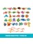 Montessori Ahşap Manyetik Balıkçılık Oyuncakları Bebek Karikatürü Marine Yaşam Biliş Balık Oyunları Eğitimi Ebeveyn-Çocuk Interactivecolor: 15 Pcs (Yurt Dışından) 1