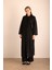Çiçek Broş Detaylı Örme Simli Kimono 1