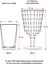 Allegra Mürdüm 6’lı Kadeh Bardak Seti 750 ml Akrilik Malzeme - Cam Değildir Kırılmaya Dayanıklı 4
