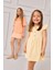 Kız Bebek Basic Düz Kısa Kollu Flamlı Poplin Elbise Z7402A225SM 1