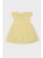Kız Bebek Basic Düz Kısa Kollu Flamlı Poplin Elbise Z7402A225SM 5
