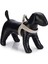 Dbl Köpek Göğüs Tasması, Velur, Gri, Xs, 20MM x 46CM Nrmsa 1
