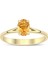 Citrine Oval Tektaş Yüzük 1