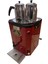 DE11-NOVA Jumbo Çay Makinesi 2 Demlikli Dijital Termostatlı 22 Lt. Elektrikli Semaver Kırmızı Siyah 4