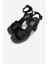 Kadın Deri Siyah Topuklu Sandalet 1141 691 Ancona 6-1 Byn Sndlt Y25 Black 5
