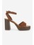 Kadın Deri Siyah Topuklu Sandalet 1141 691 Ancona 6-1 Byn Sndlt Y25 Black 1