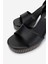 Kadın Deri Siyah Topuklu Sandalet 1141 691 Ancona 6-1 Byn Sndlt Y25 Black 3