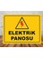 Elektrik Panosu Tabela Levhası 24X34 cm Pvc 1
