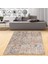 Eskitme Kilim Tasarımlı Halı Kaymaz Taban Makinada Yıkanabilir Iskandinav Tarzı Bej Krem Renkli 1