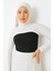 Dik Yaka Boyunluklu Kolluk - Pamuk Bolero Crop, Uzun Kollu Balıkçı Yaka, Rahat ve Şık Tasarım 3