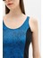 Taytlı Elbise Mayo C14384 Siyah/sax 3