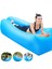 Mavi Stil Kamp Şişme Yatak Kanepe Tembel Uyku Tulumu Açık Plaj Yüzme Kamp Seyahat Ekipmanları Için Taşınabilir Hava Yatağı (Yurt Dışından) 6