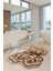 Kelebek Kahve 70X120 cm Banyo Halısı Yıkanabilir, Kaymaz Taban Yıkanabilir, Kaymaz Taban 1