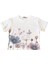 Kız Çocuk Çiçek Baskılı Taş Detaylı Tshirt 1