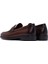 Erkek Kahverengi Deri Loafer 25sfd724118 5