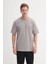 Bisiklet Yaka Siyah Erkek T-Shirt 4125 3