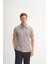 Polo Yaka Gri Erkek T-Shirt 4126 2