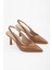 Kadın Alora Karamel Cilt Stiletto 2